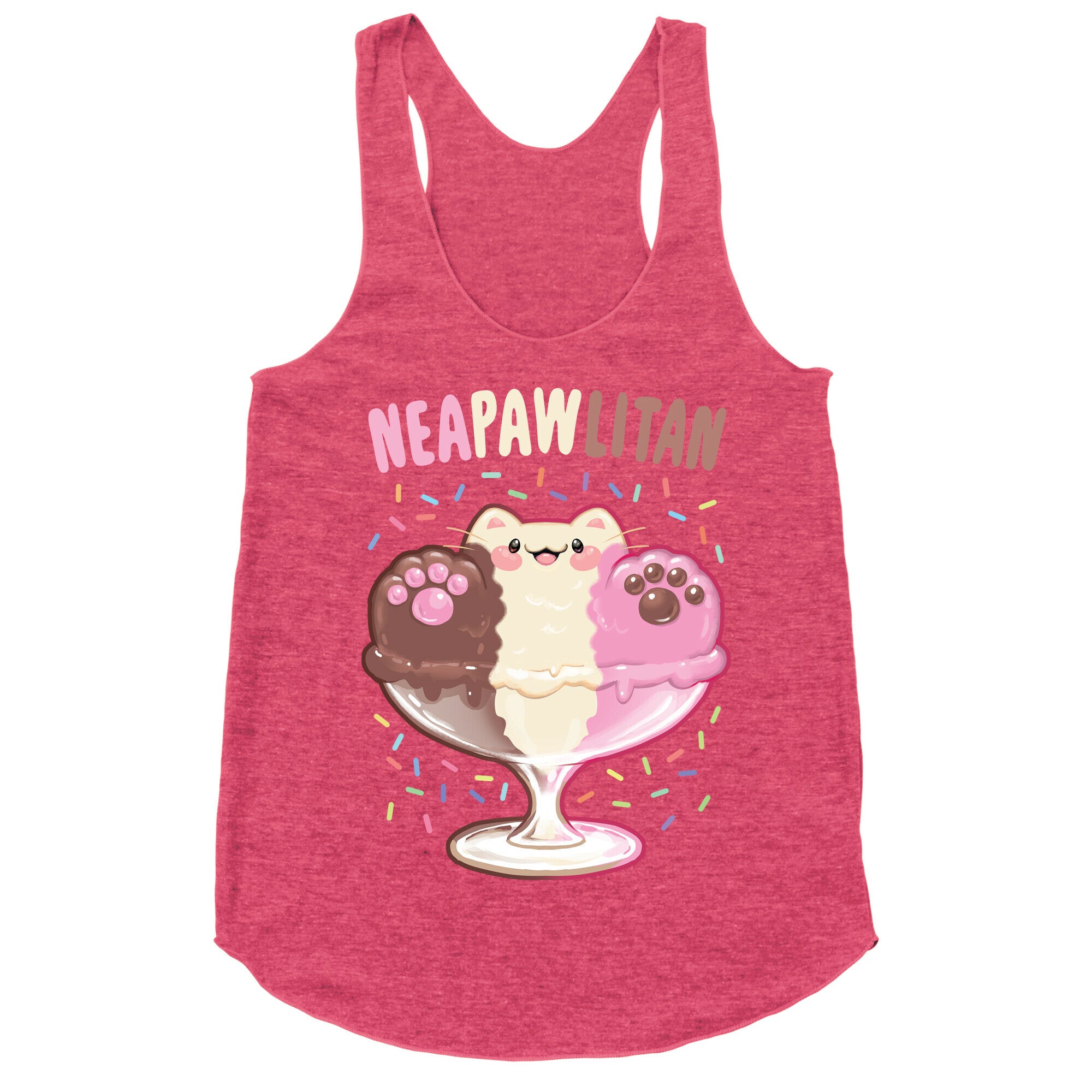 Neapawlitan ice cream Racerback Tank
